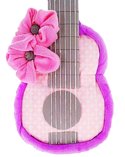 GUITARRA de pañales morada