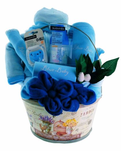 CESTO de ropita Blue baby