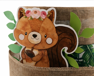 TARTA de pañales Bosque Oso - Imagen 4